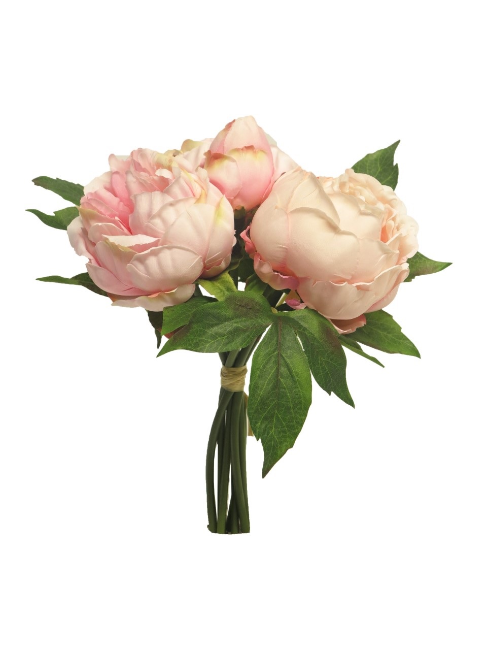 Peony - Bouquet - Peony bouquet - 29 cm - Pink - 2