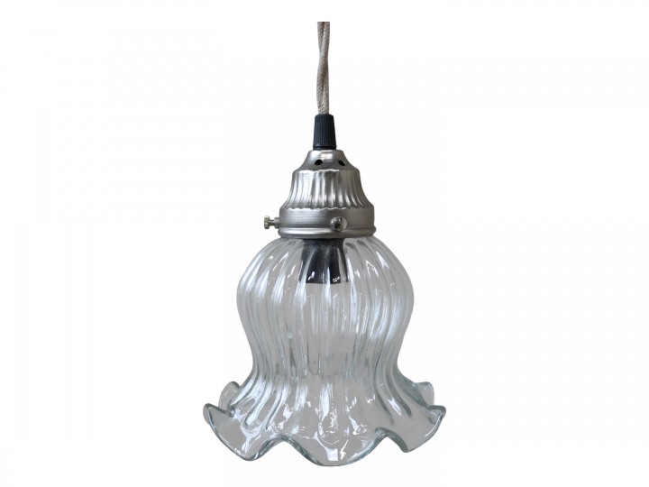 Ceiling lamp - Lamp - Tulip - Glass - 20x14 cm - 3