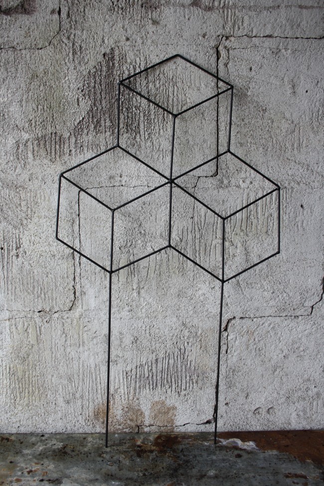 Trellis – Cubes – Metal – 78x42 cm - 2