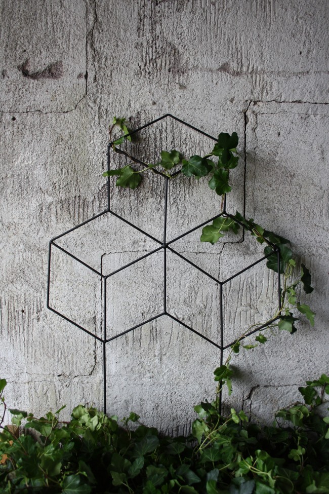 Spaljé – Kuber– Metall – 78x42 cm