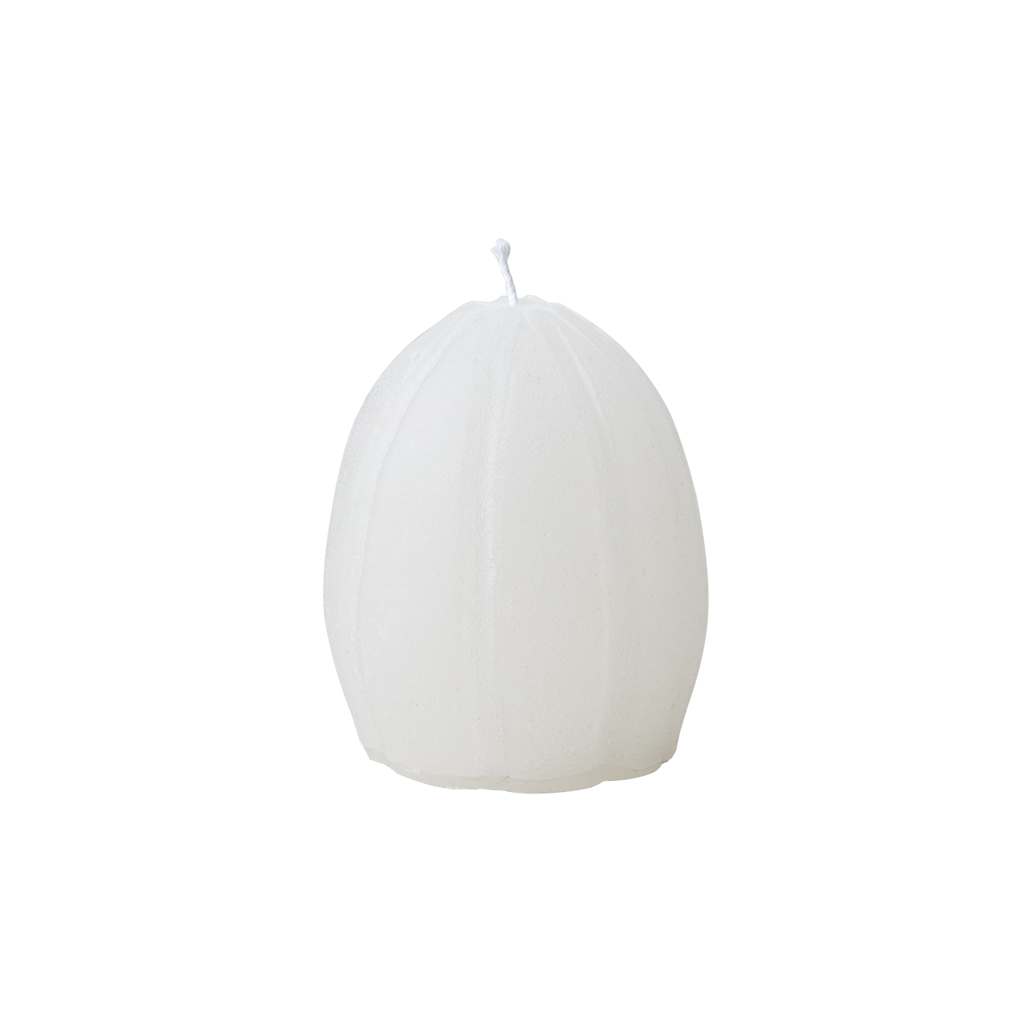 Ljus - Äggljus - Ägg med ränder - Elfenben - 2
