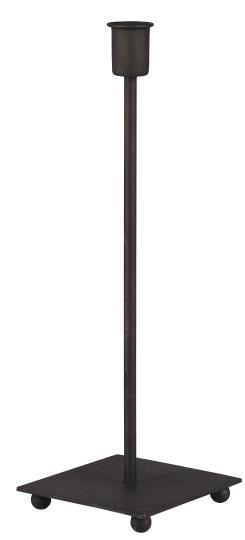 Candlestick - Black - Large - 30 cm - 3