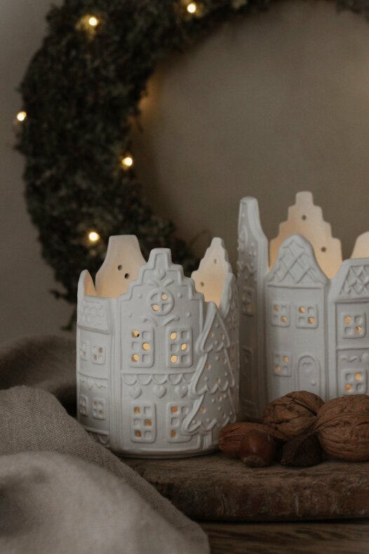 Majas Gingerbread - Pepparkakshus - Ljusstake - Ljuslykta - Lykta - Stort - 5