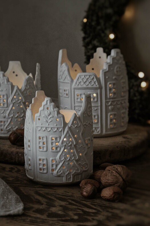 Majas Gingerbread - Pepparkakshus - Ljusstake - Ljuslykta - Lykta - Stort - 3