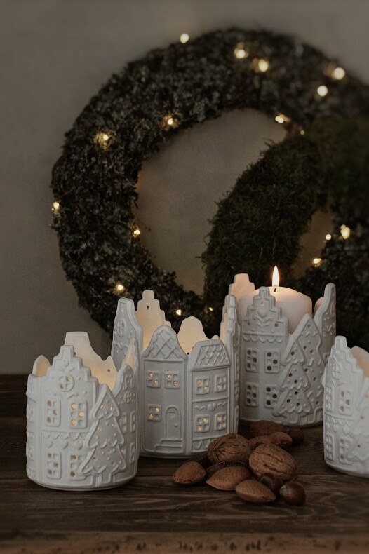 Majas Gingerbread - Pepparkakshus - Ljusstake - Ljuslykta - Lykta - Stort - 4