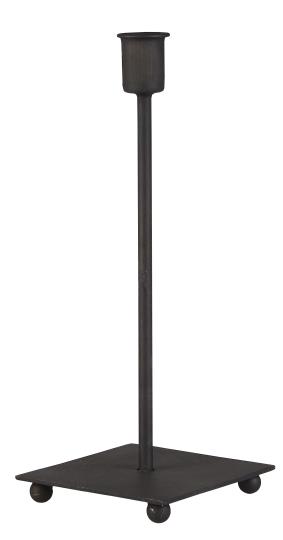 Ljusstake - Svart - Medium - 25 cm - 5