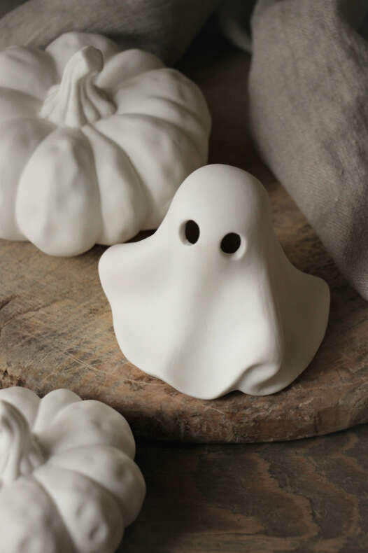Majas Ghost - Spöke - Vit - Keramik - Small - 4