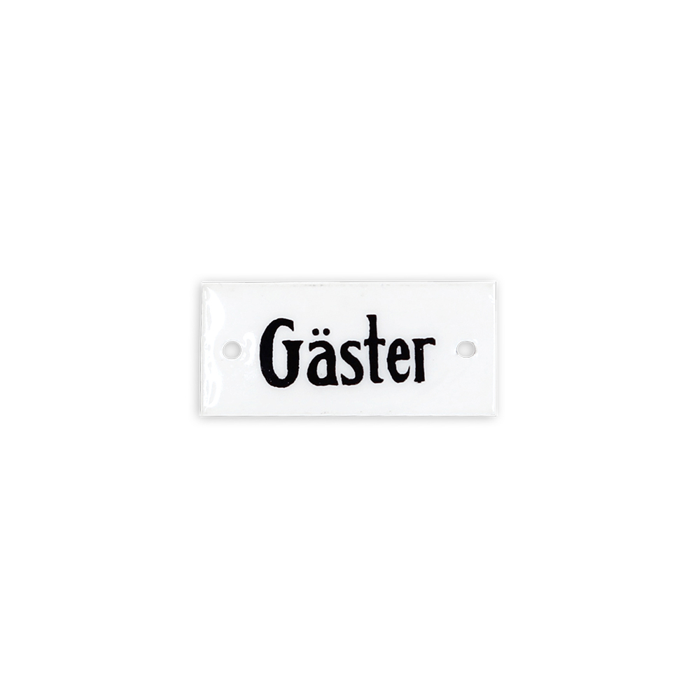 Enamel sign - Sign - Guests - 3