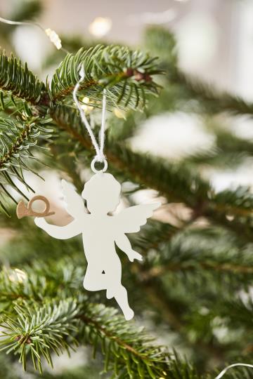 Änglar - Julänglar - Metall - Julgranspynt - Nostalgic Christmas - 6-pack - 4