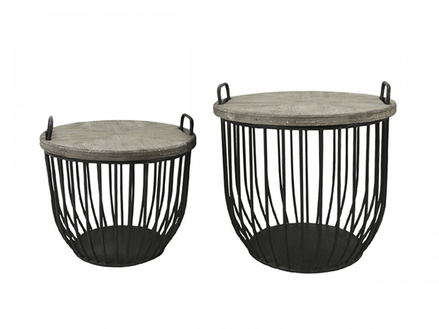 Two Tables - Coffee Table - Side Table - Tray Table 2-pack - 3