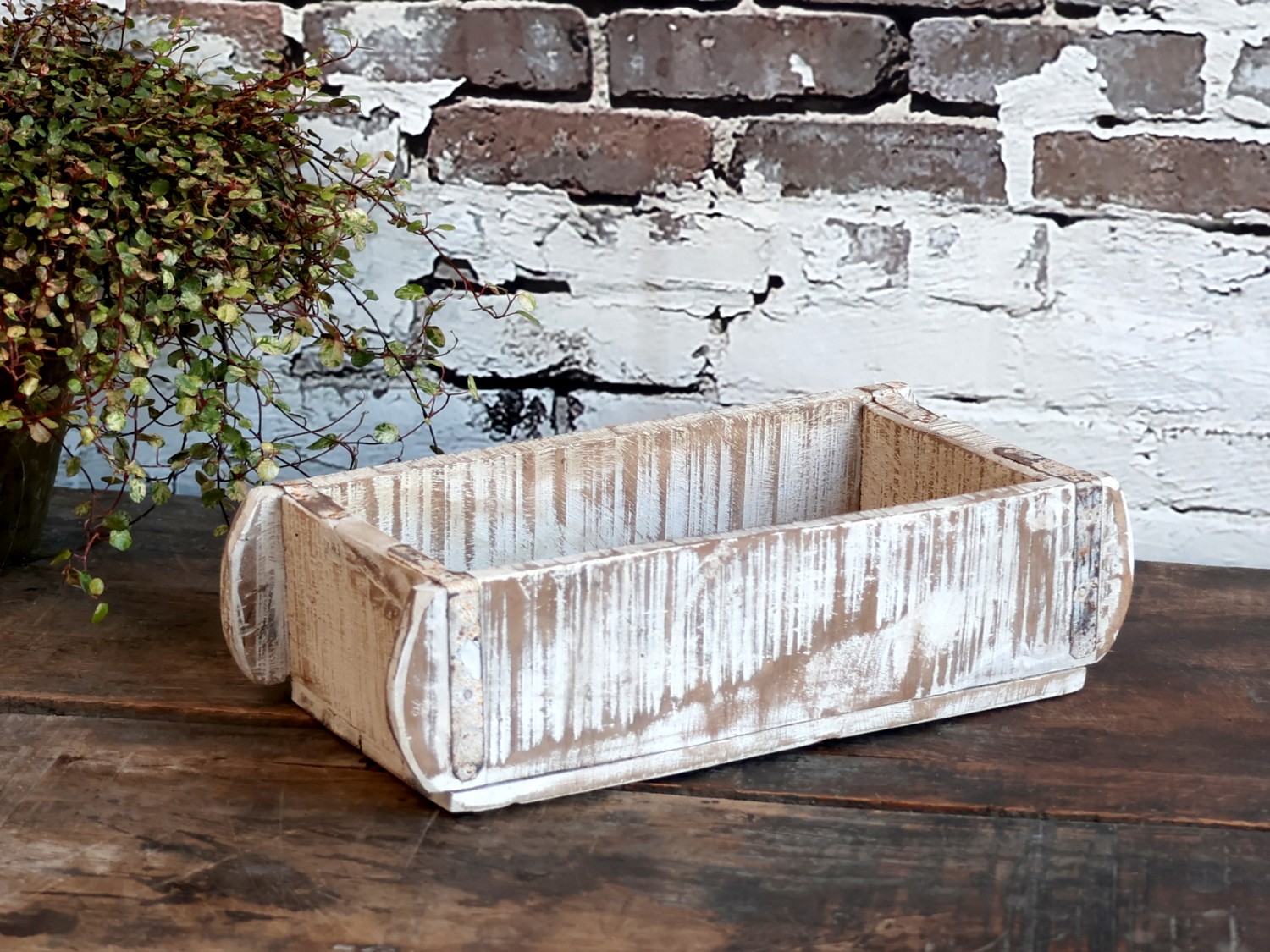 Old brick mould unique H10/L30/W15 cm - 2