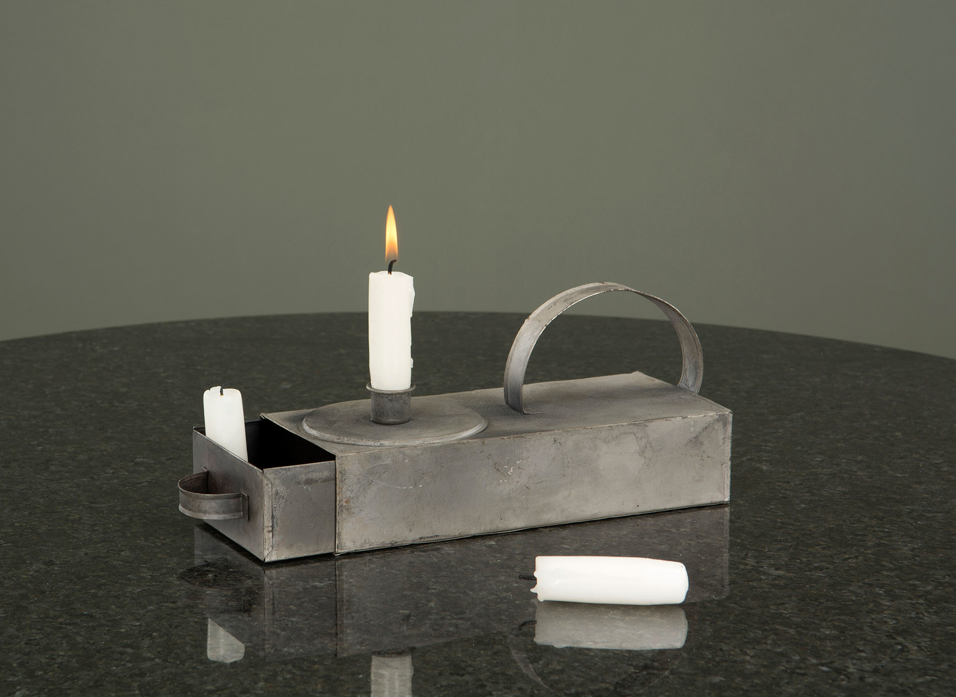 Ljushållare Med Låda 21x10x11 cm - 2