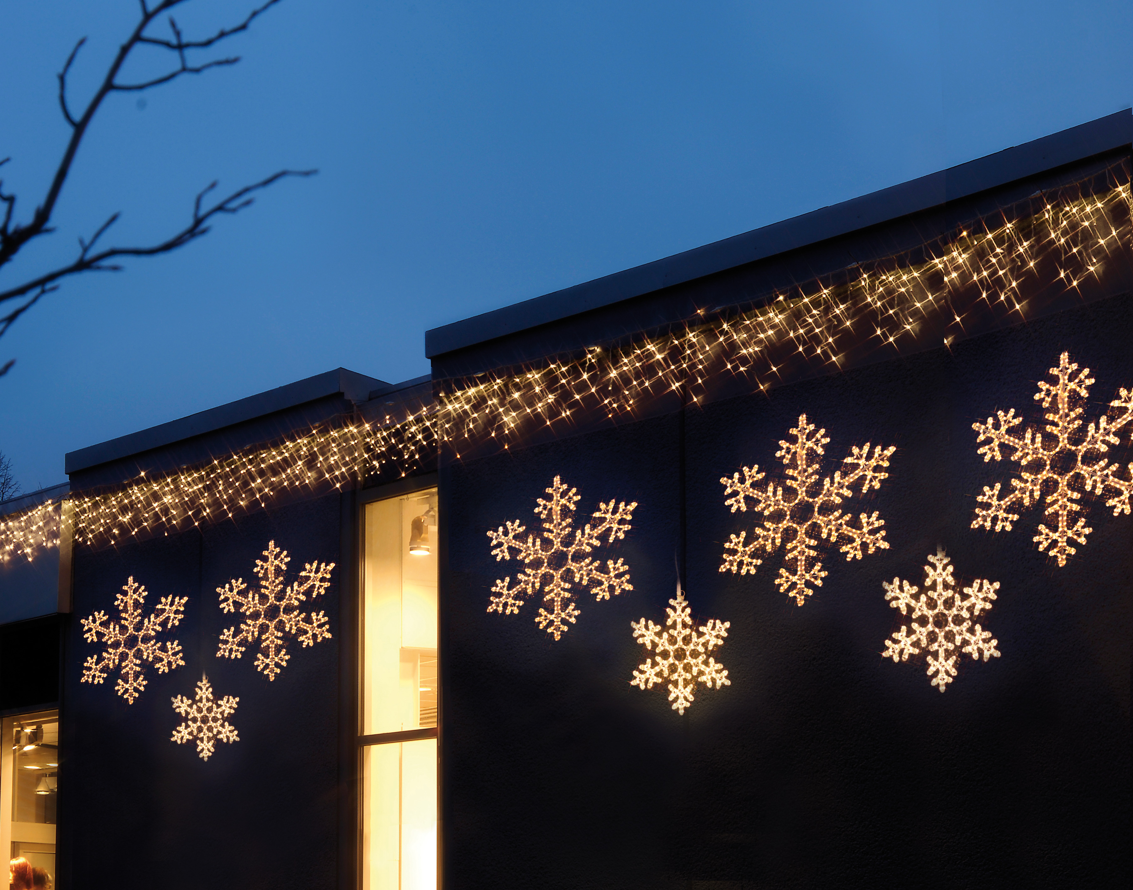 Snowflake Silhouette - Outdoor decoration - 50x43 cm - 3