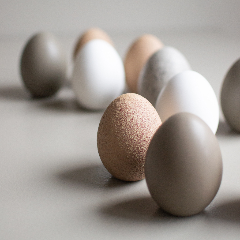 Standing Egg - Egg - Decoration - Dust - Ceramic - 8 cm - 11