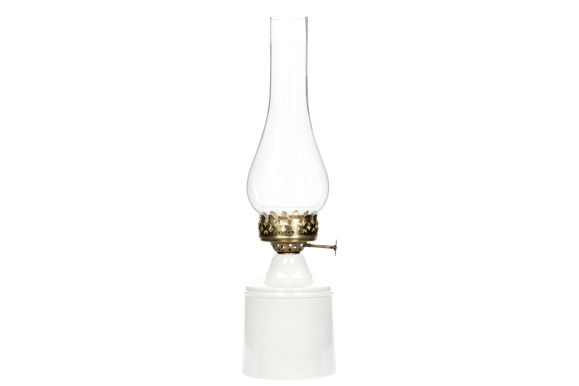 Lantern - Candlestick - Candle lantern - Enamel Shell - 9x35 cm - 4