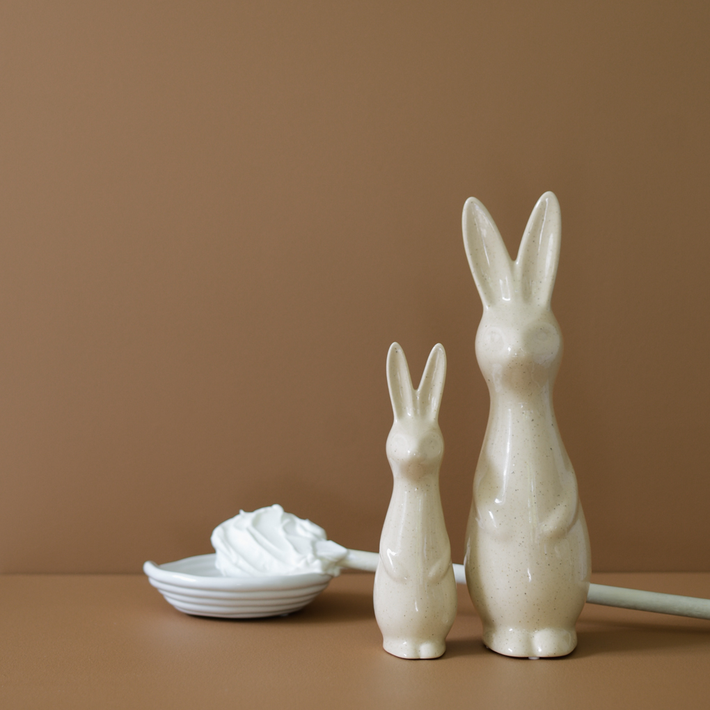 Swedish Rabbit - Påskhare - Kanin - Hare - Keramik - Vanilla - Stor - 5