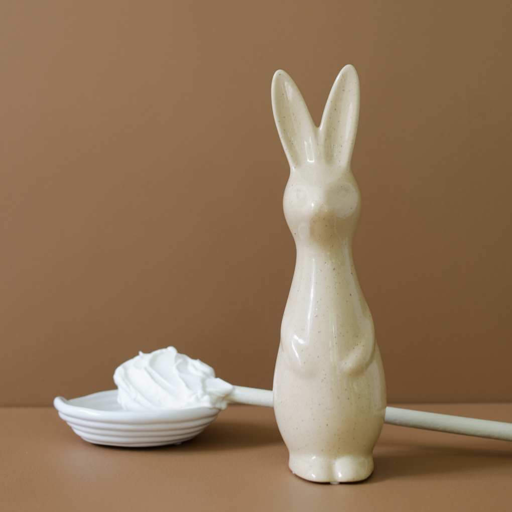 Swedish Rabbit - Påskhare - Kanin - Hare - Keramik - Vanilla - Stor - 2
