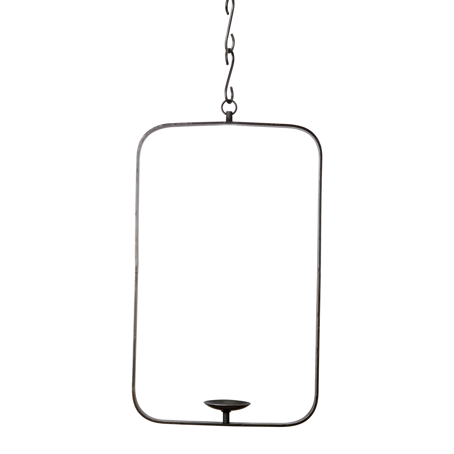 Candle ring Rustic - 67 cm - Wrought iron - Rectangle - 4