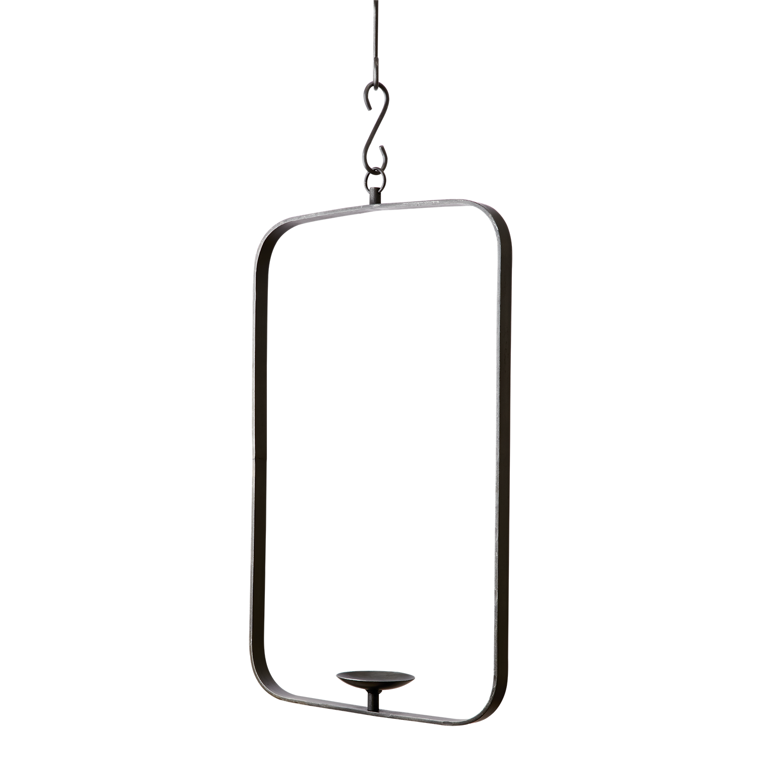 Candle ring Rustic - 67 cm - Wrought iron - Rectangle - 3