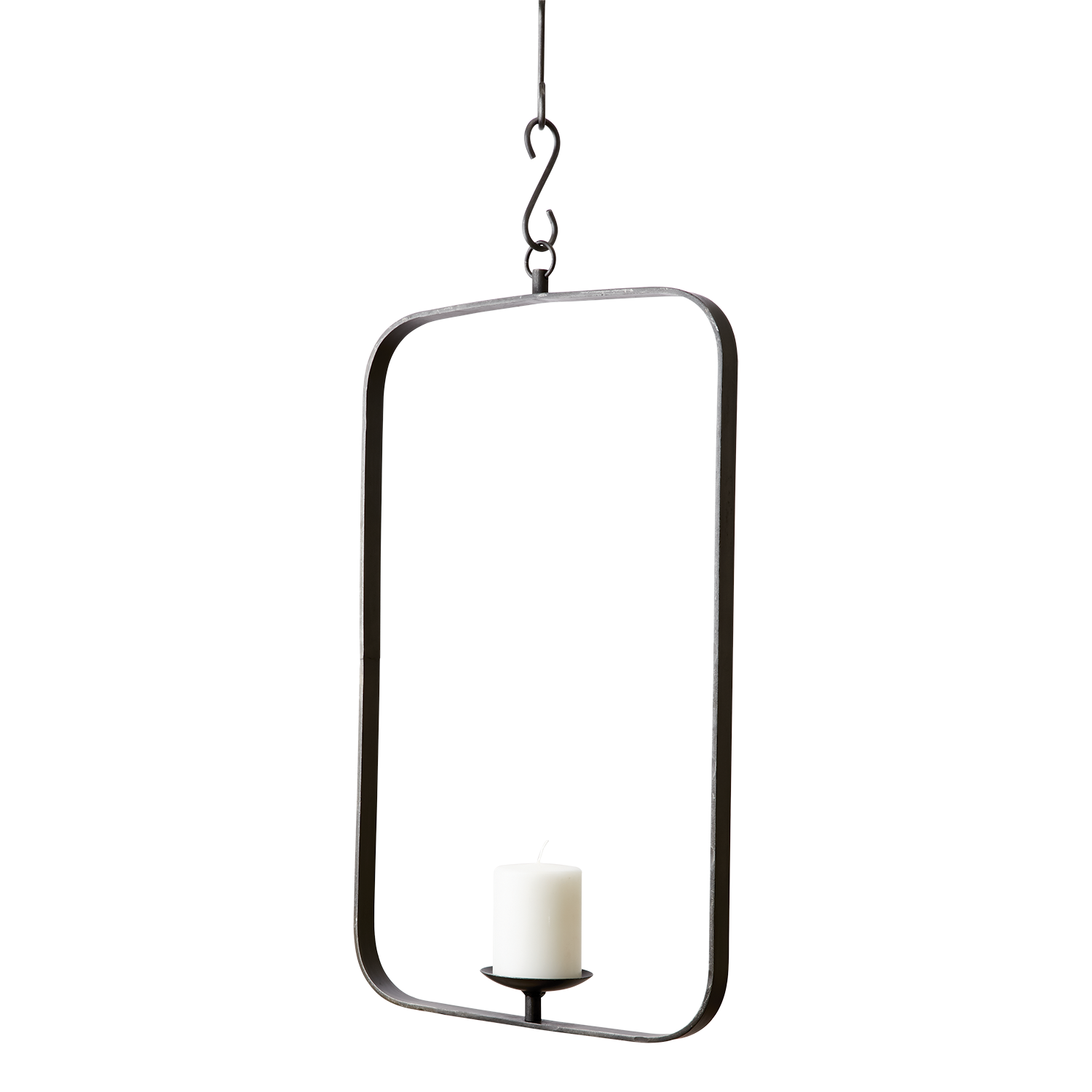 Candle ring Rustic - 67 cm - Wrought iron - Rectangle - 2