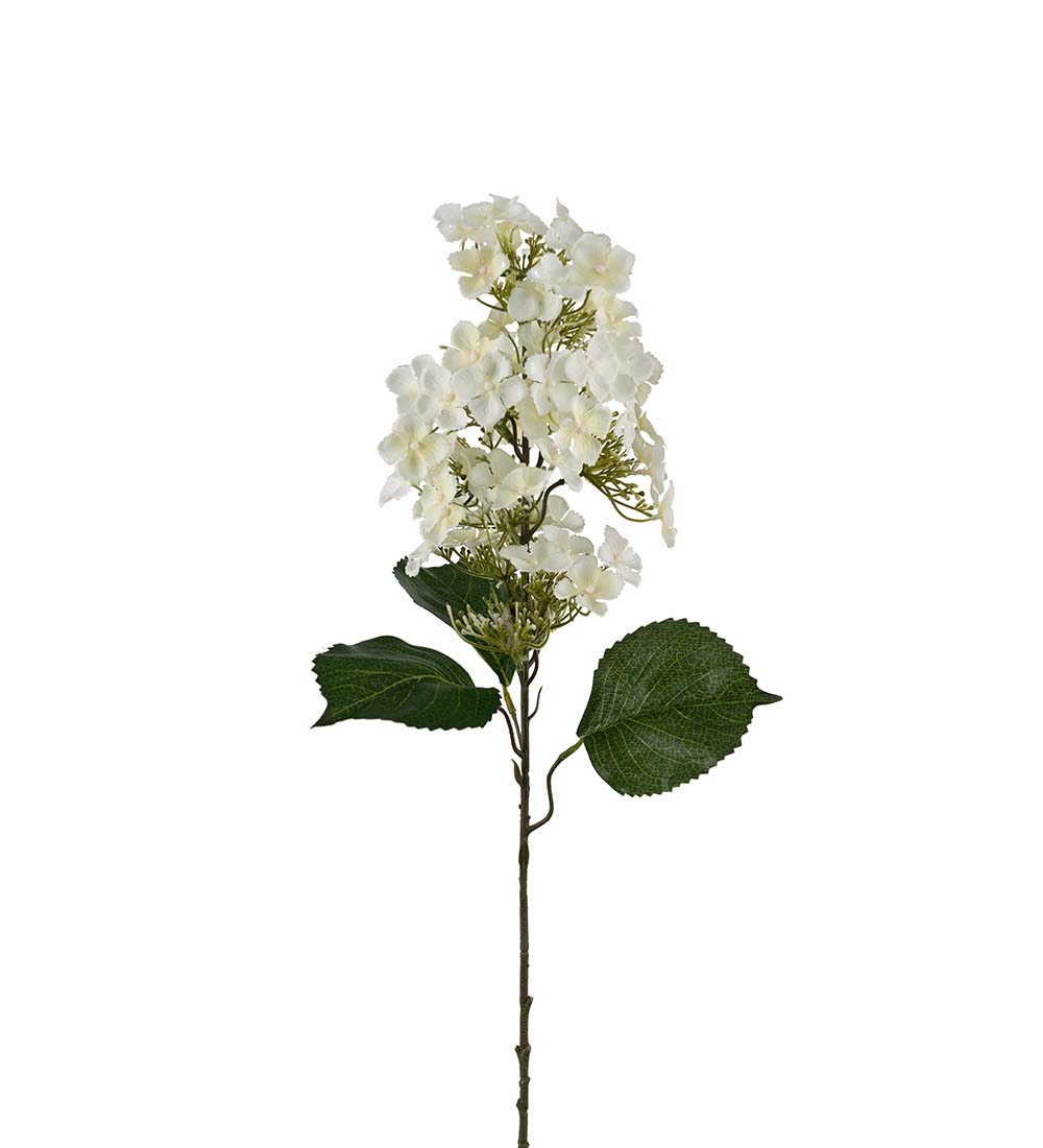 Lilac Hydrangea Stem White 80 cm - 2