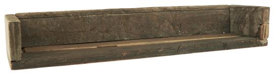 Trähylla med kanter - Unika - 60 cm  - 4