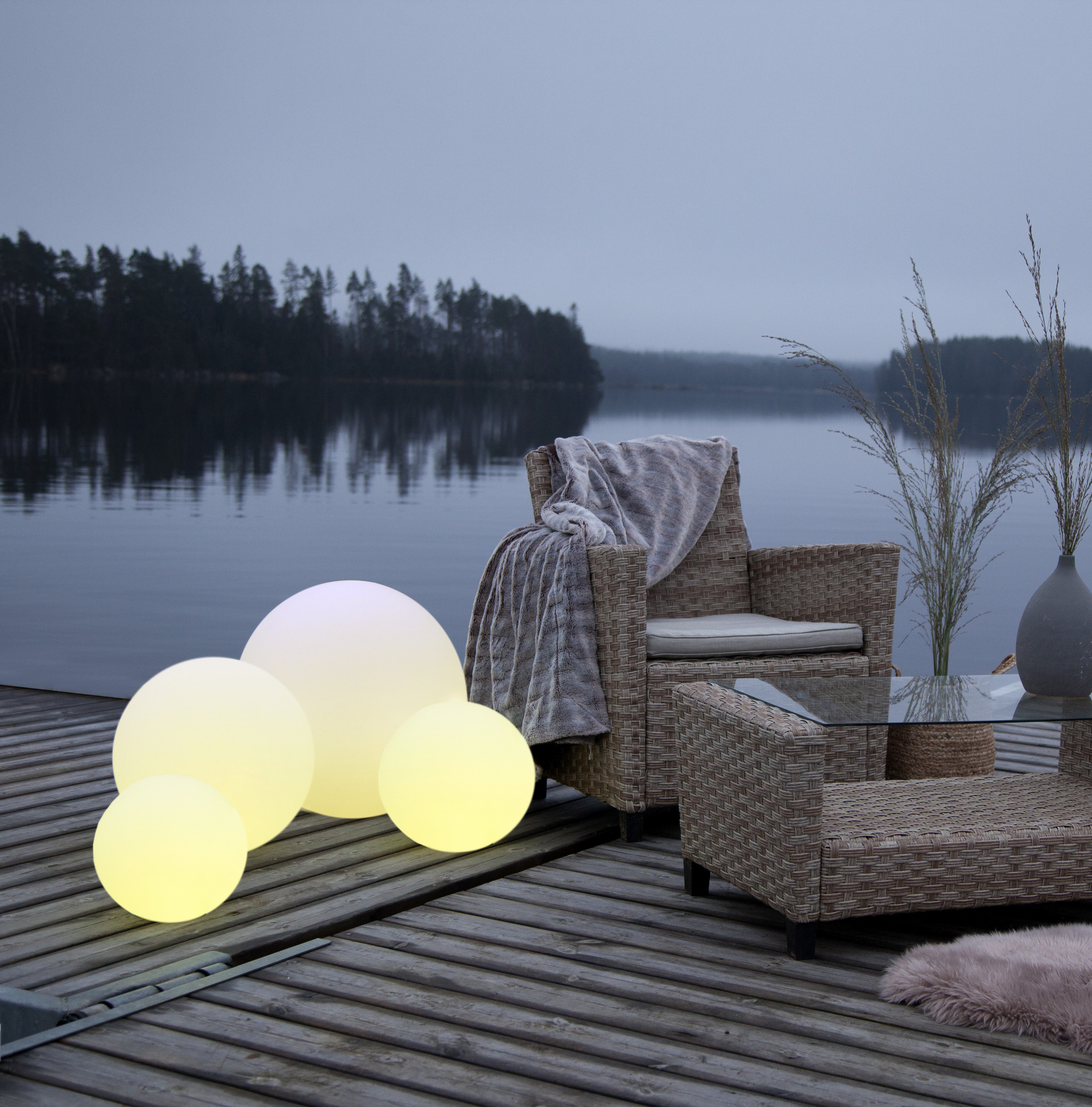 Outdoor decoration Globe - 25x25 cm - 5
