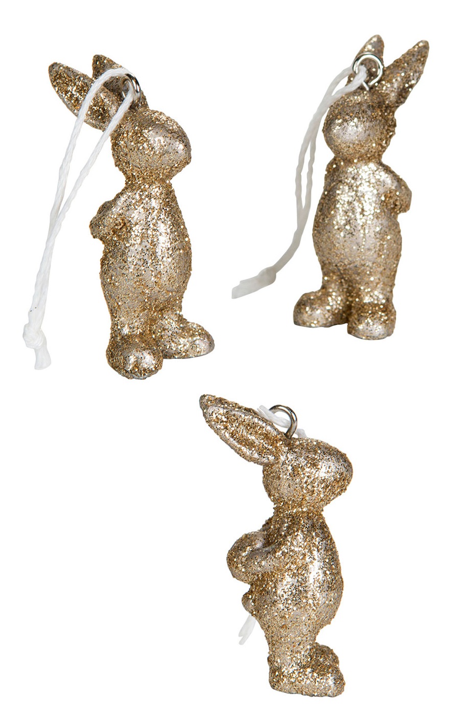 Kanin/Hänge Champagne 5 cm - 6-pack - 2
