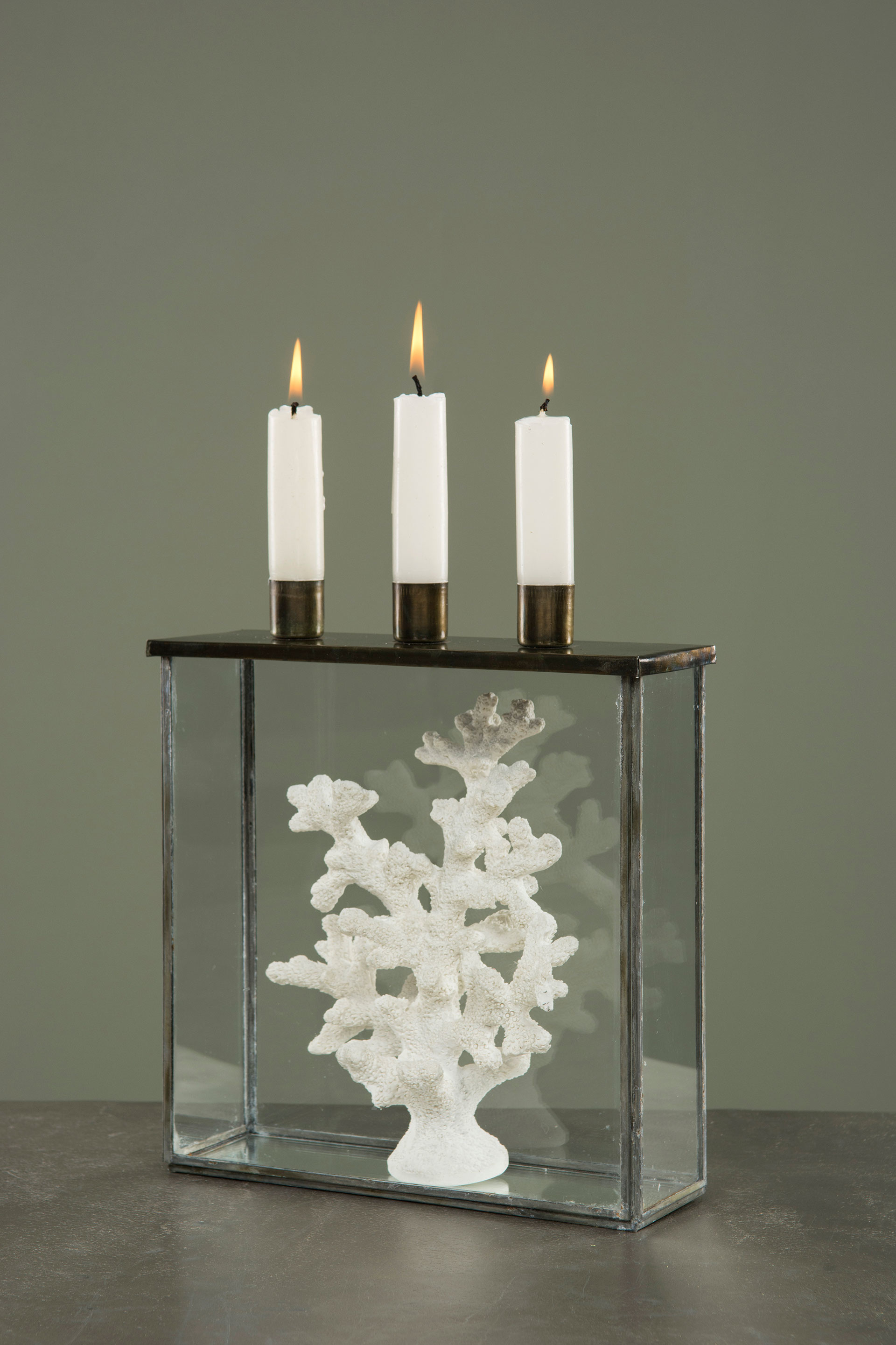 Coral Poly White 8x16x20 cm