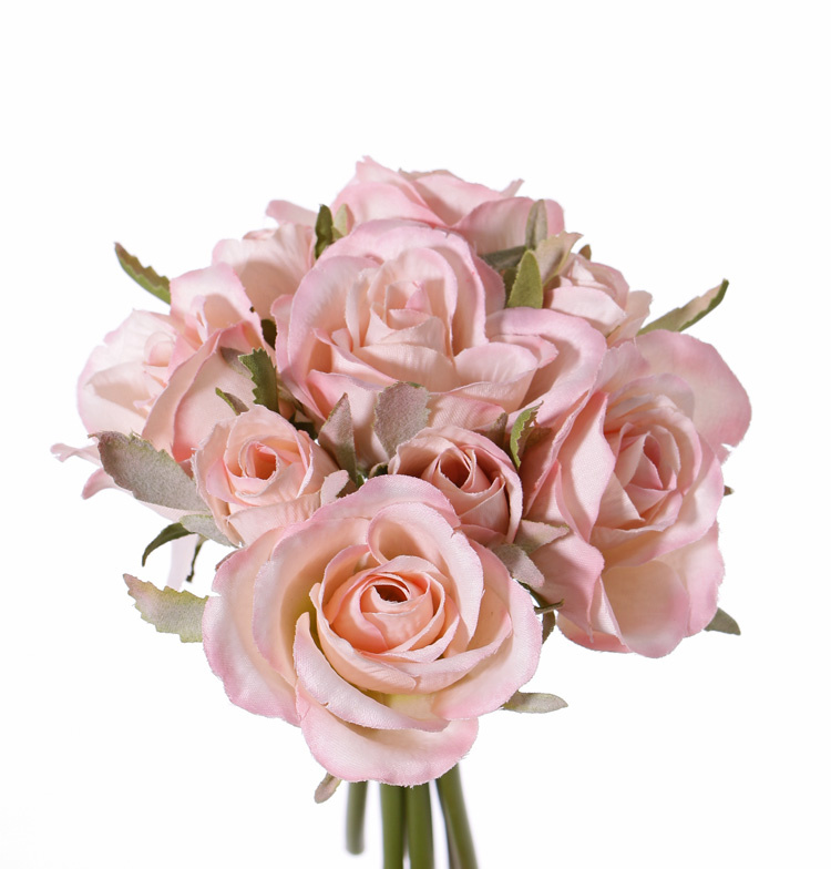 Rosbukett med 9 rosor - 20 cm - 2