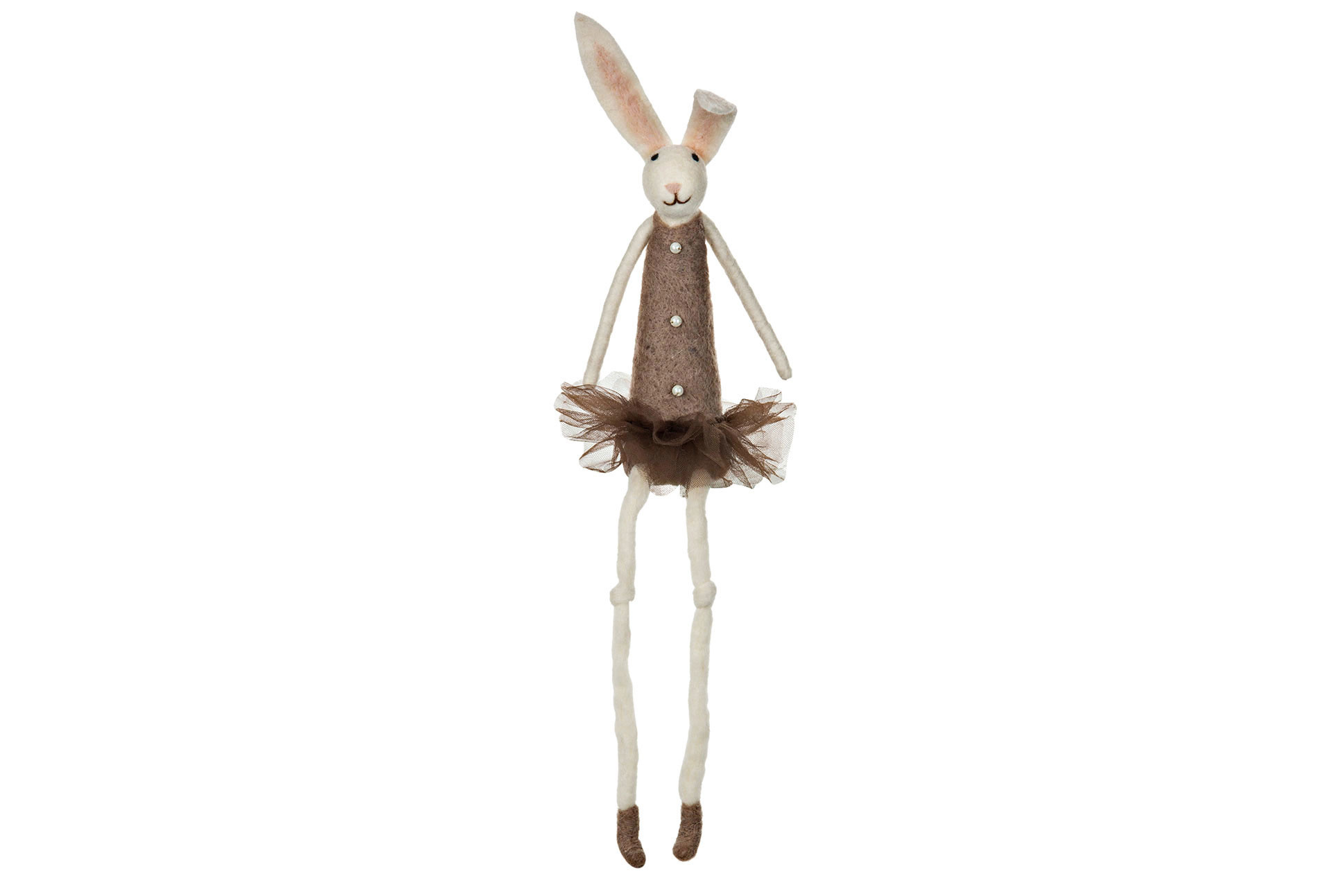 Wool Animal Rabbit Sitting - 14x10x62 cm - 3