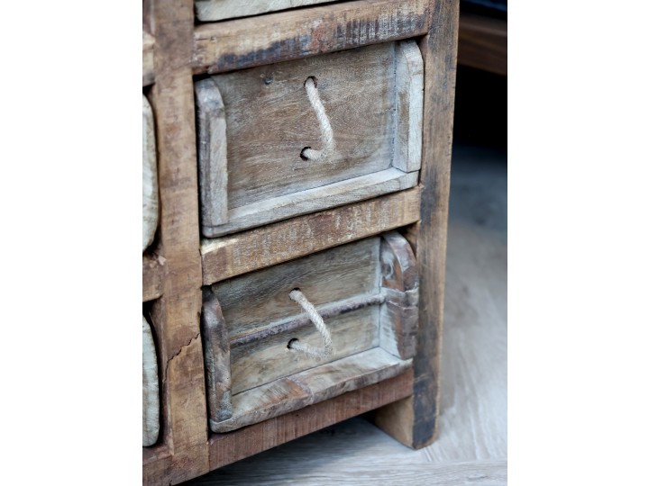 Cabinet - Chest of drawers - Chest of drawers with 10 brick moulds/wooden boxes - 5