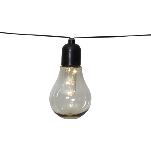 String lights with bulbs - Outdoor lighting - 10 lights - 405 cm - 6