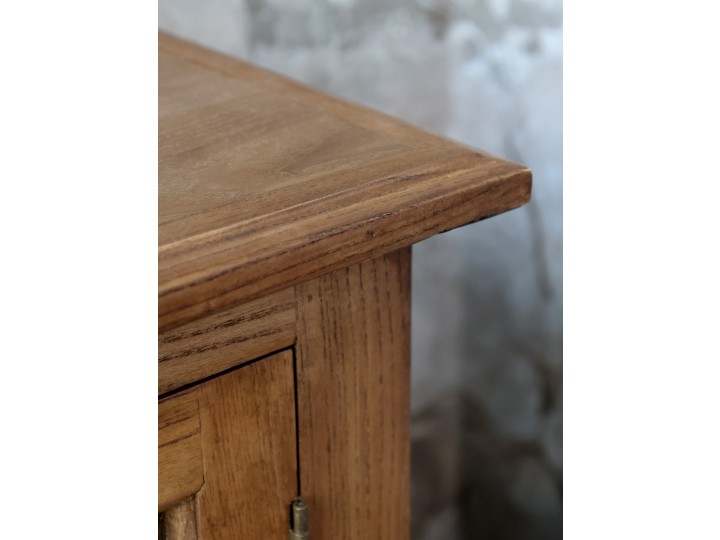 Vitrinskåp med 4 dörrar och 4 lådor - Skåp - H80/L220/B45 cm - Natur - 5