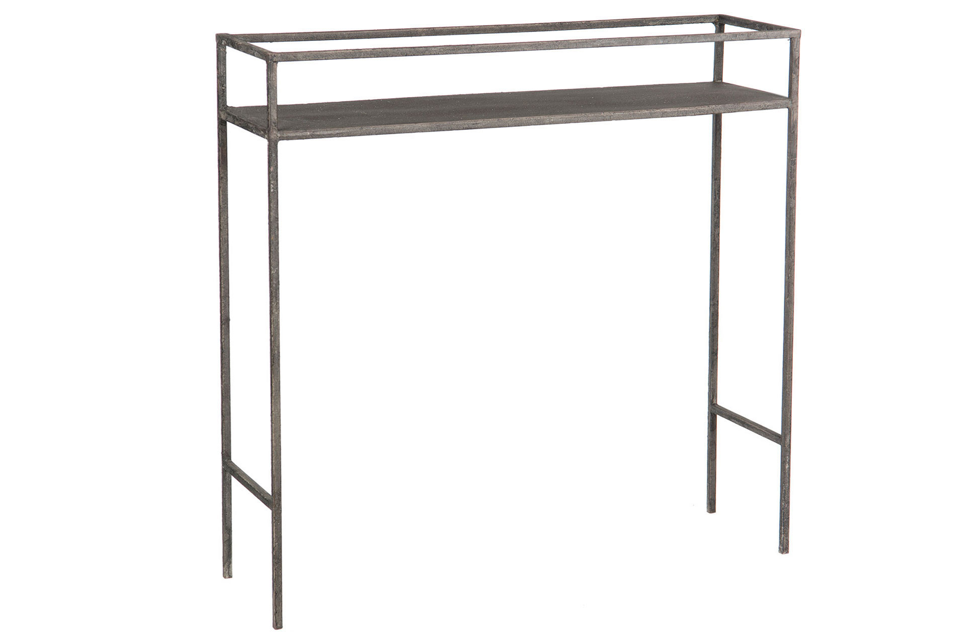 Flower table - Table - Pedestal - Metal Grey 69x20x70 cm - 5
