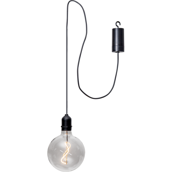 Hängande glasdekoration - Batteridriven - Timer - Klar - 4
