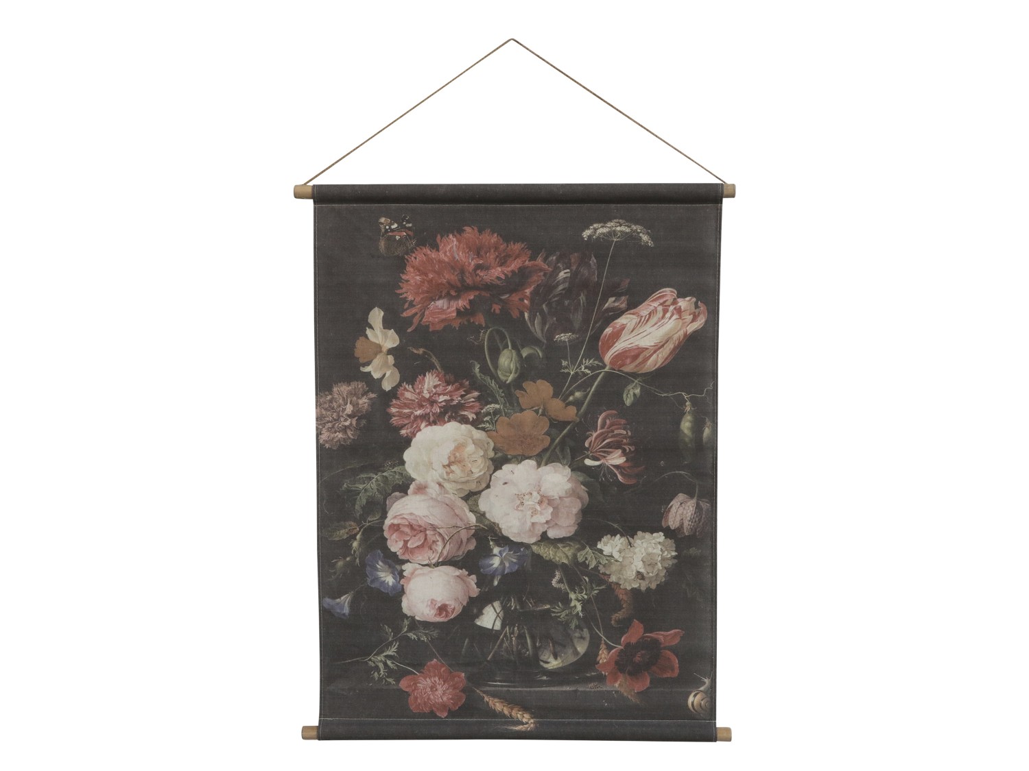 Picture with floral print H97/L76 cm - 3
