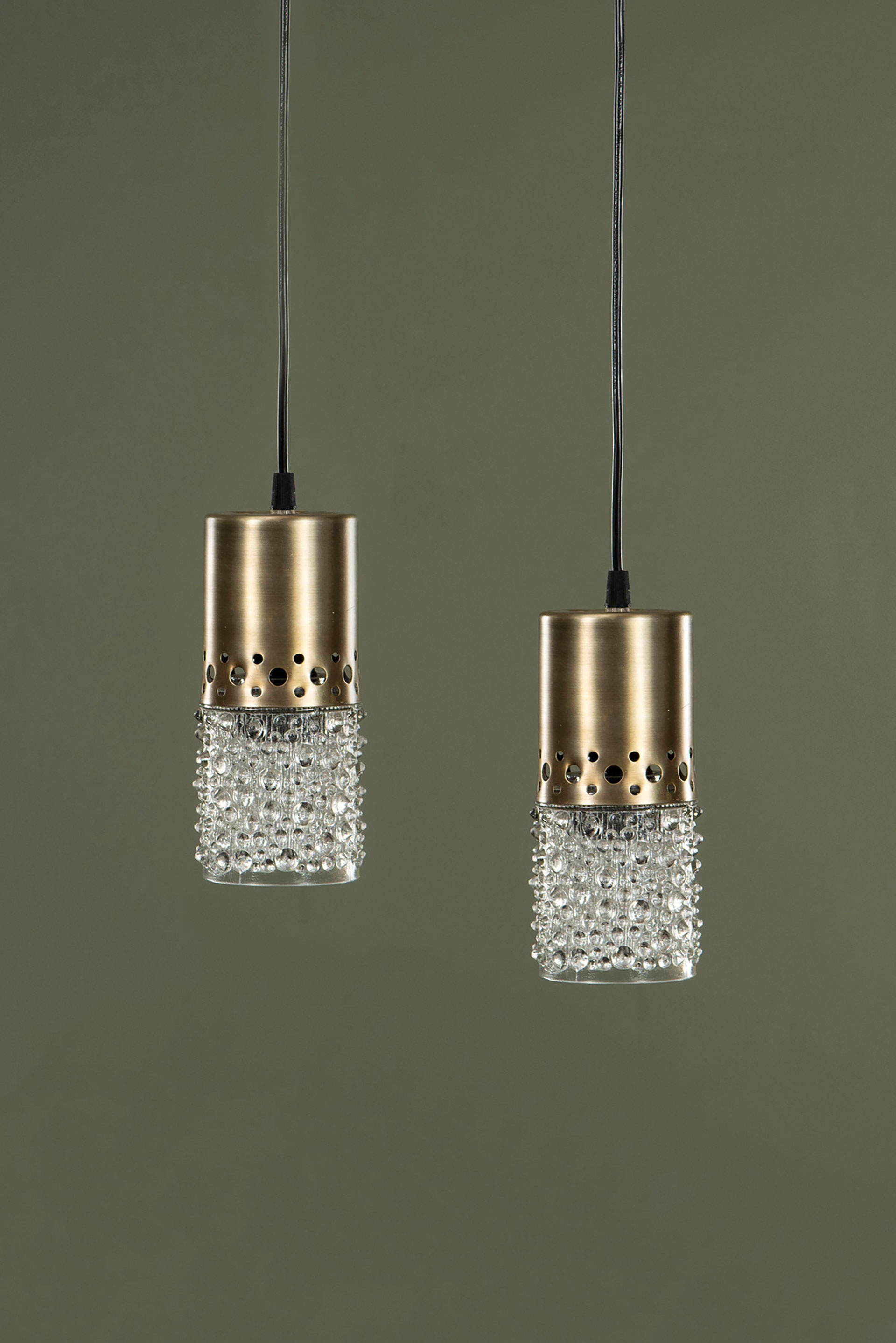 Fönsterlampa - Lampa - Pendel - Pearl Glas 8x20,5 cm