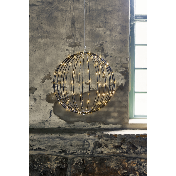Hanging decoration - Sphere - Ball with light string - Large - 4