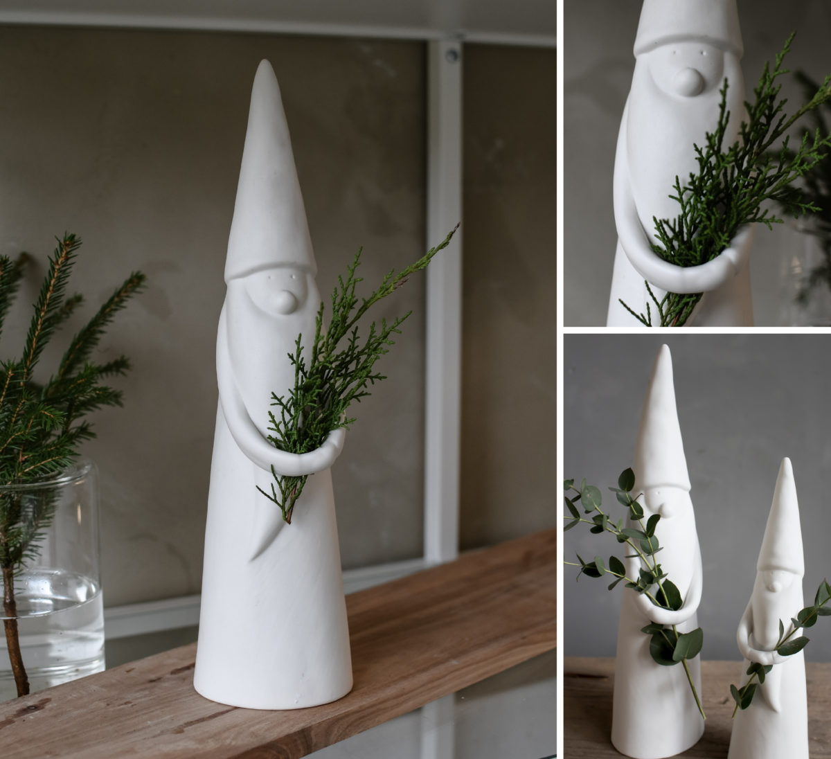 Gnome with hood - Ceramic - 34 cm - 2