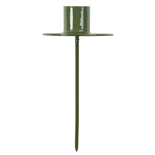 Ljushållare till kronljus - Grön - 12,5 cm - 5
