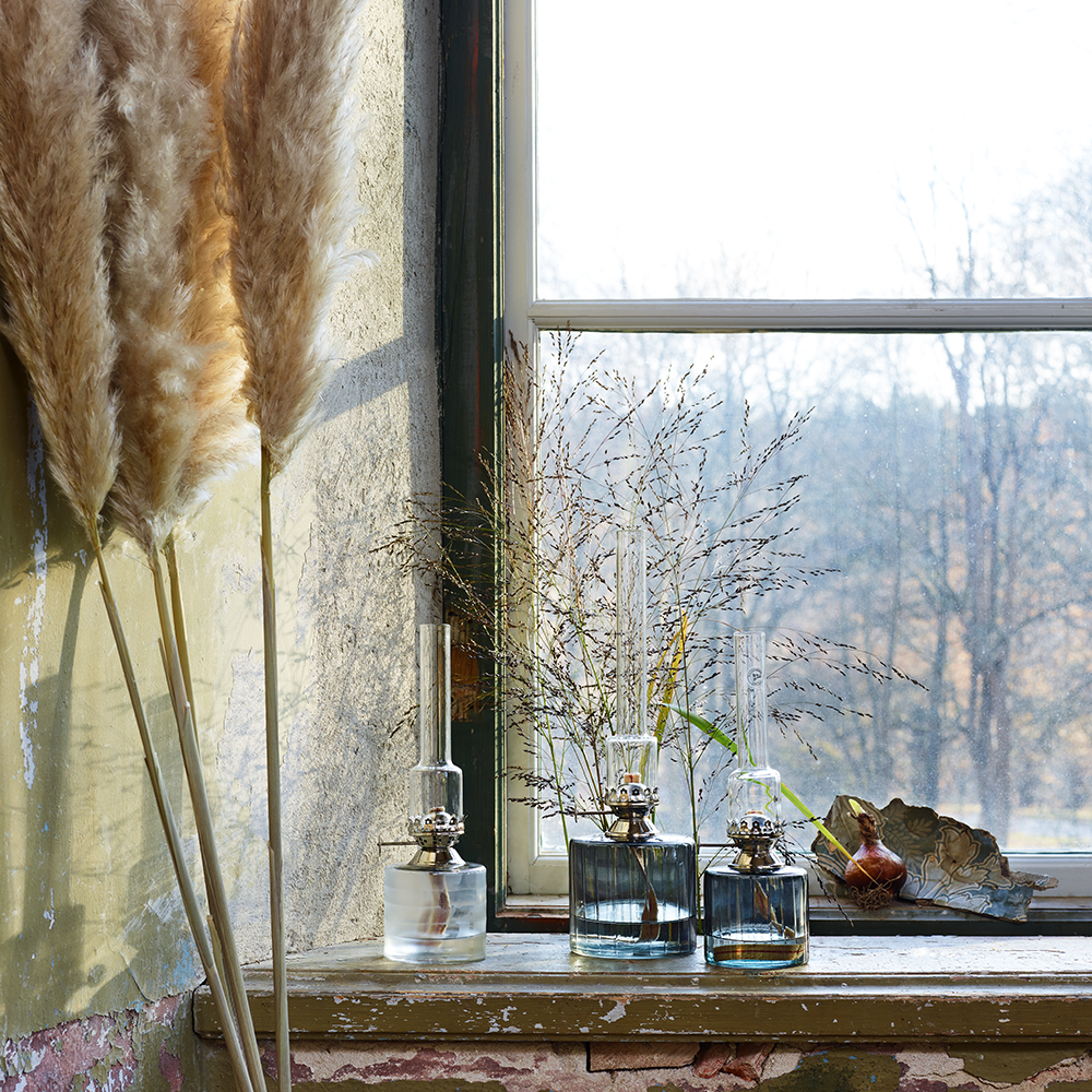 Fotogenlampa med frostat glas - 25 cm - 5