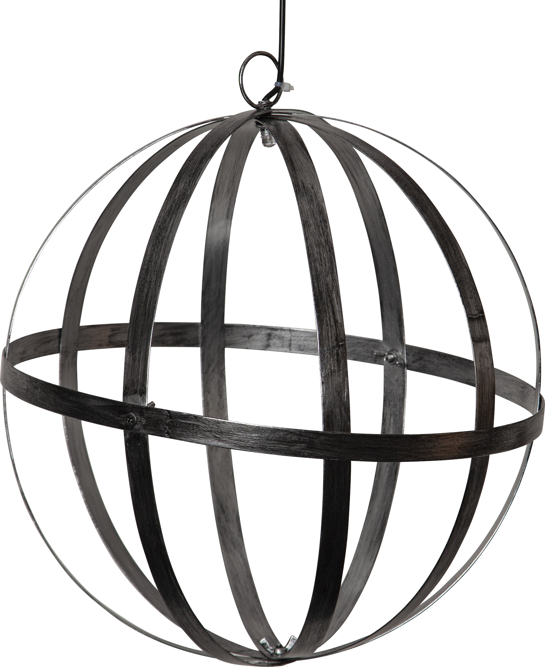 Solar cell decoration - Ribbon ball - Net ball - Ball - 30 cm - 10