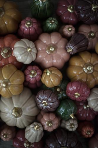 Pumpkin - Aubergine/Purple - 4.5x4.5 cm - 6