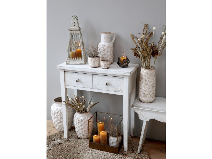 French bench - Stool - Wooden bench - Shabby Chic - 80 cm - 2