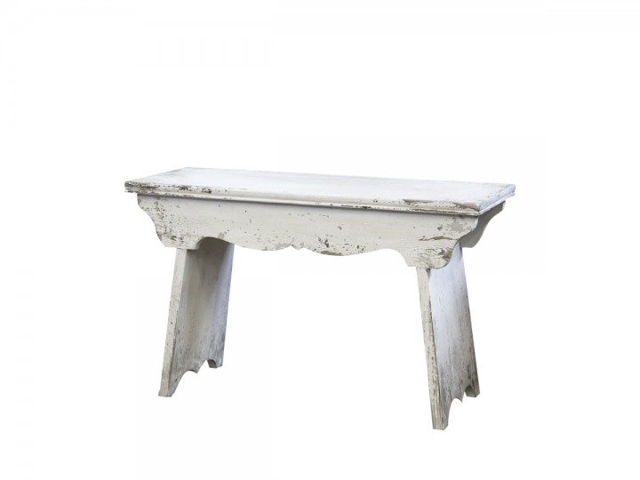 French bench - Stool - Wooden bench - Shabby Chic - 80 cm - 3
