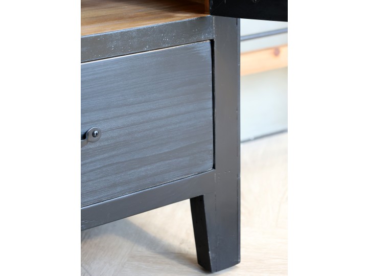 Display cabinet - Cabinet - Antique black - 195x100 cm - 4