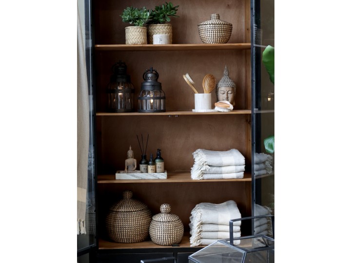 Display cabinet - Cabinet - Antique black - 195x100 cm - 6