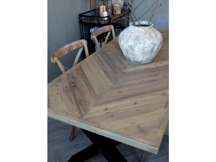 Table - Dining table - Kitchen table - Wooden table - 200x90x77 cm - 3