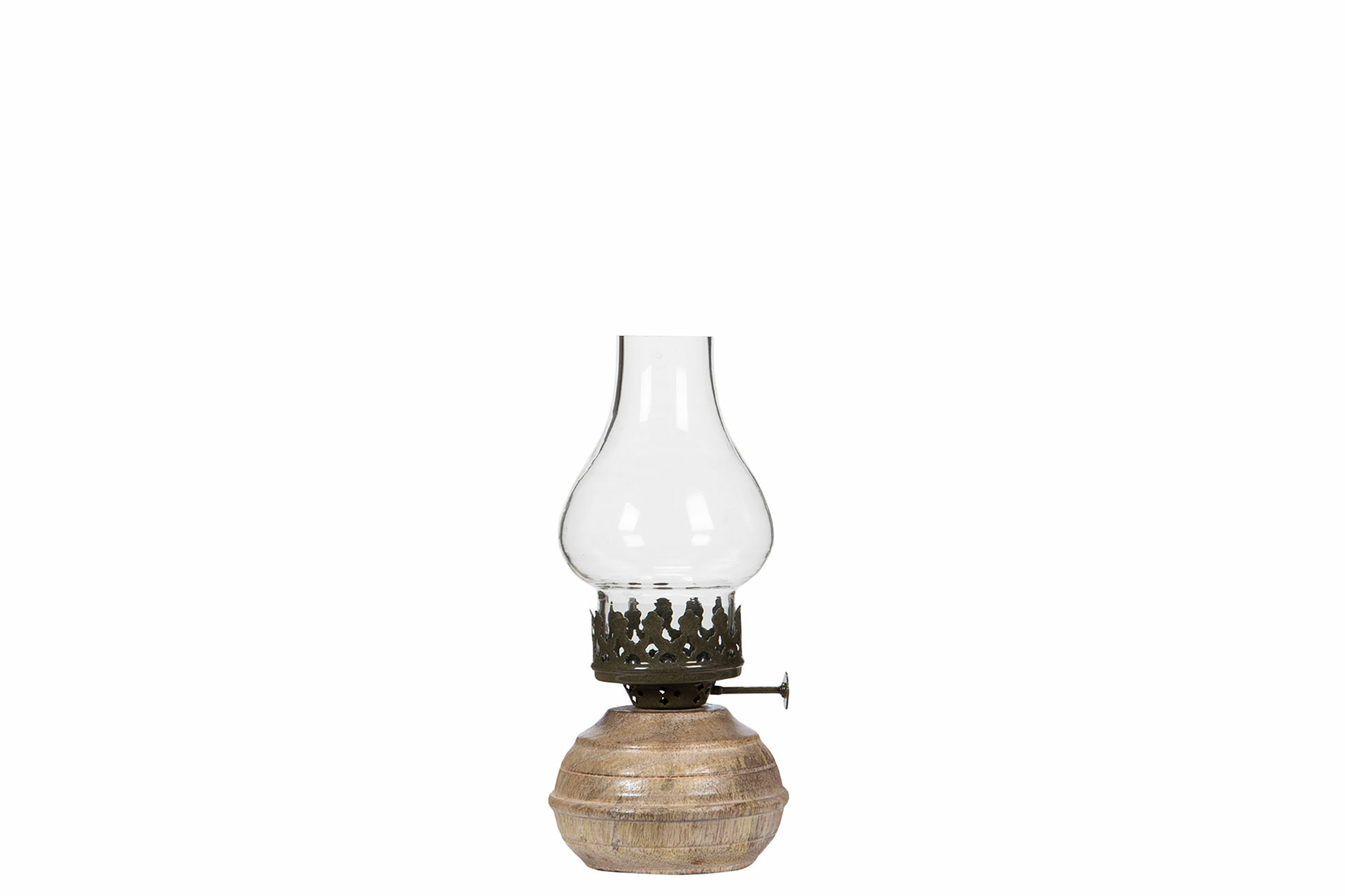 Lampa/Värmeljus - Trä - Ø9,5x21 cm - 3
